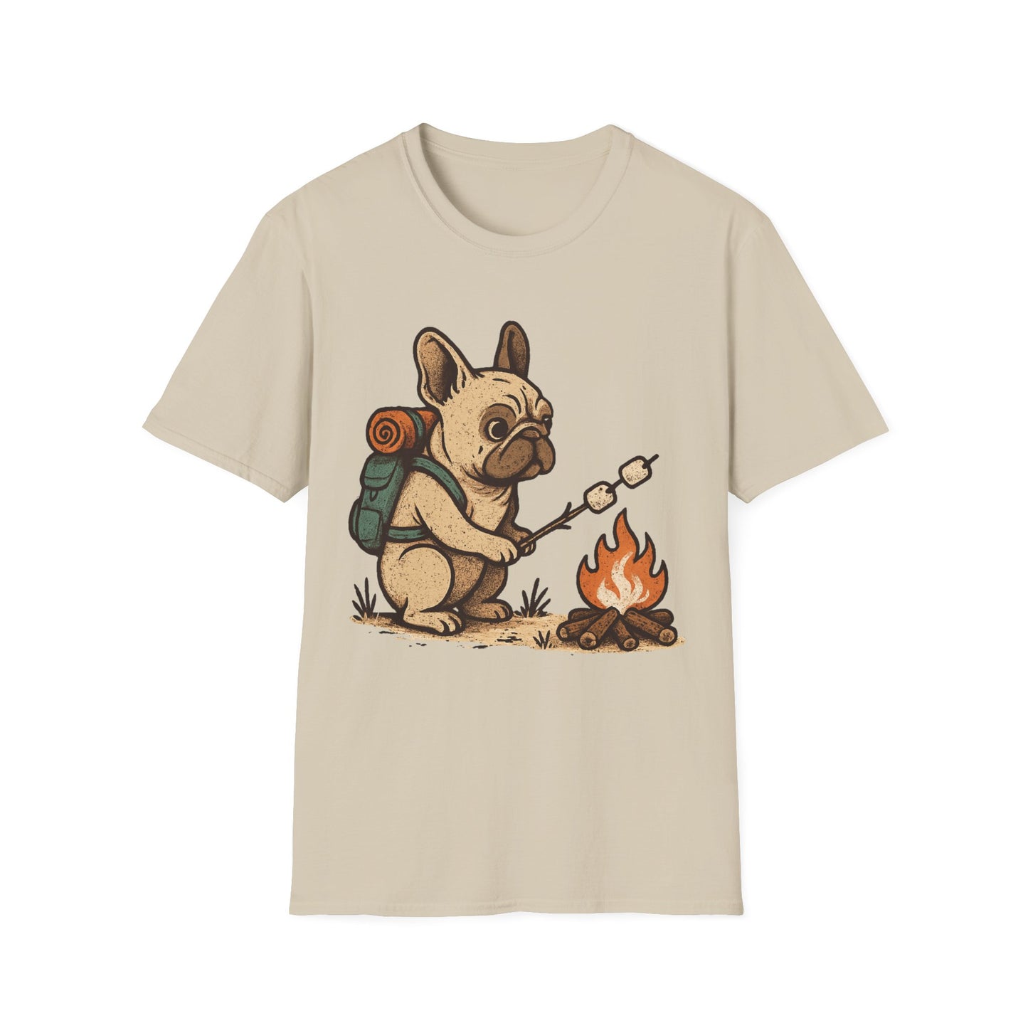 French Bulldog-Hiking T-Shirt