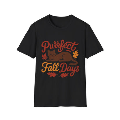 Purrfect Fall Days T-Shirt