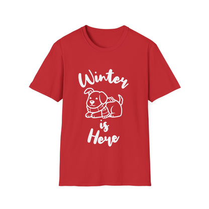 Winter Is Here - Dog T-Shirt