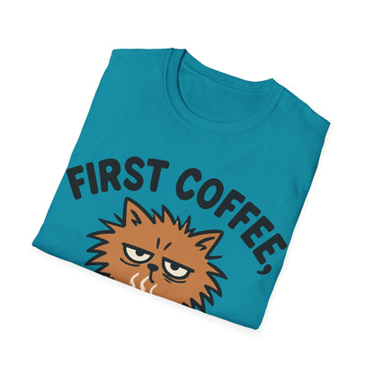 First Coffee, Then Meow T-Shirt