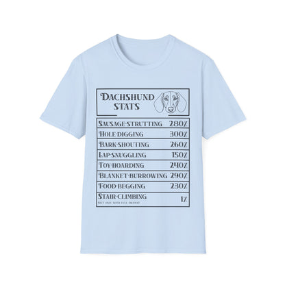 Dachshund Stats T-Shirt