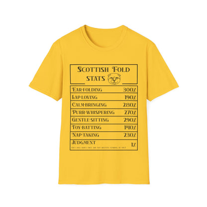 Scottish Fold Stats T-Shirt