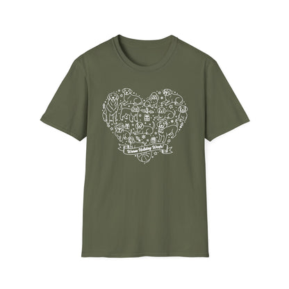 Heart Made Of Dogs T-Shirt