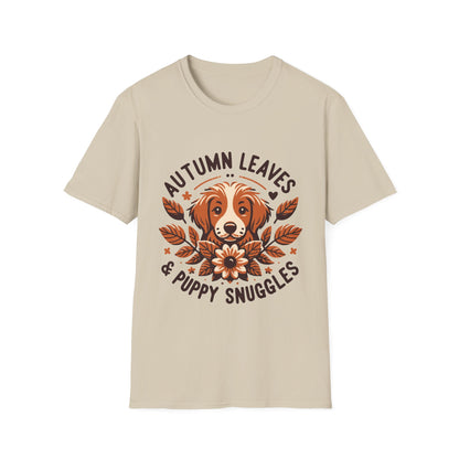 Autumn Leaves & Puppy Snuggles T-Shirt