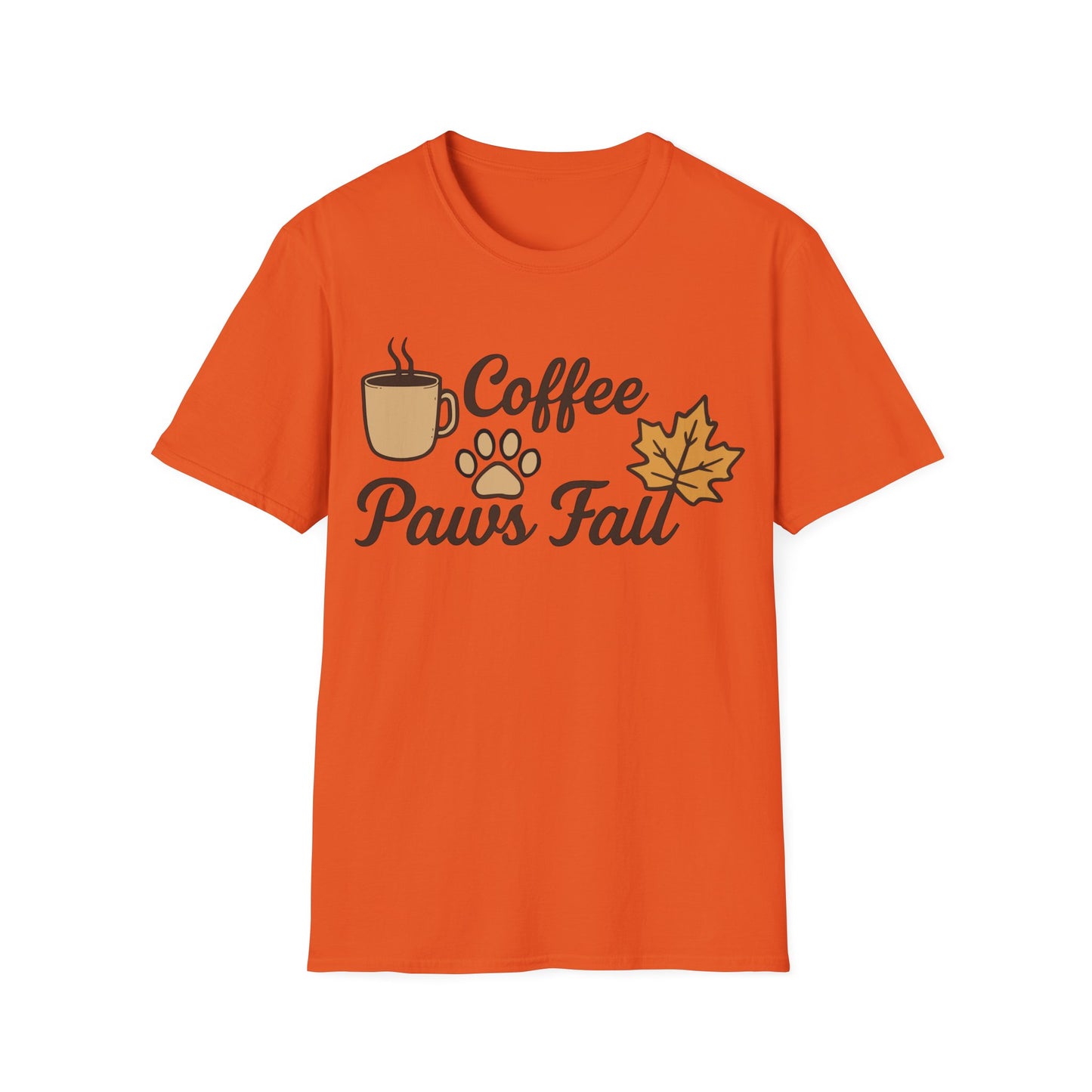Coffee, Paws & Fall T-Shirt