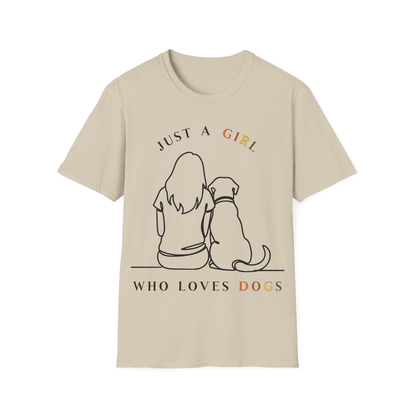 Just A Girl Who Loves Dogs T-Shirt