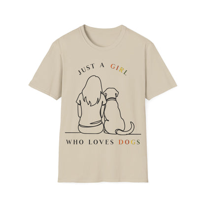 Just A Girl Who Loves Dogs T-Shirt