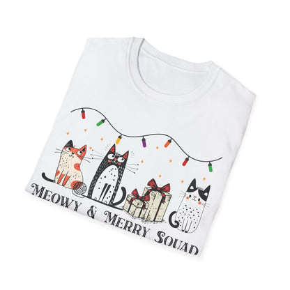 Meowy & Merry Squad T-Shirt