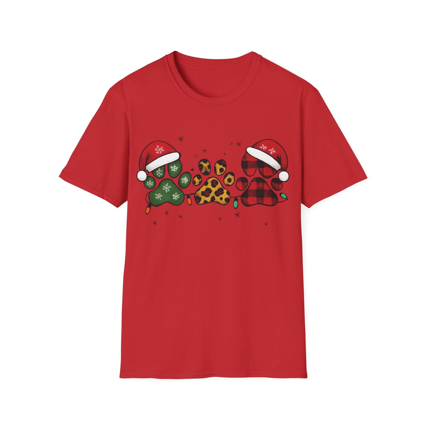 3 Xmas Paws T-Shirt