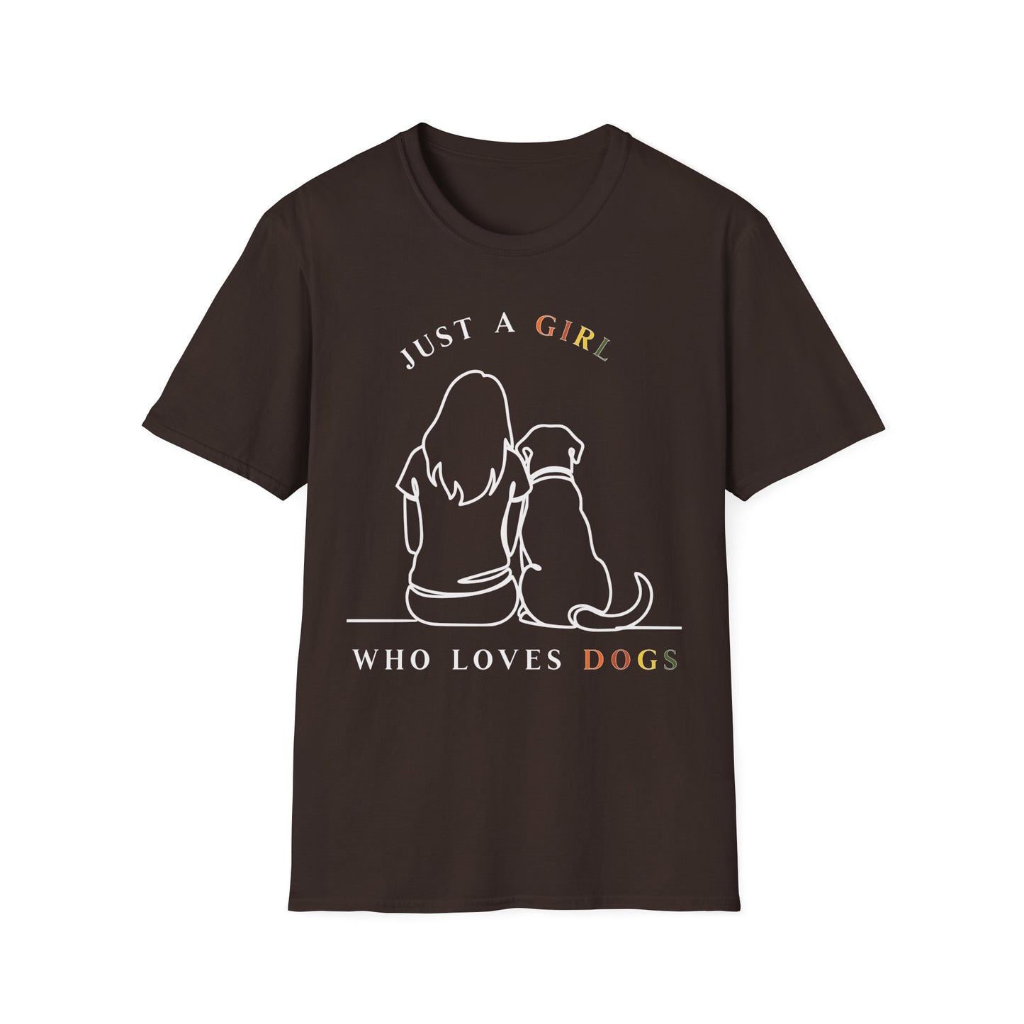 Just A Girl Who Loves Dogs T-Shirt