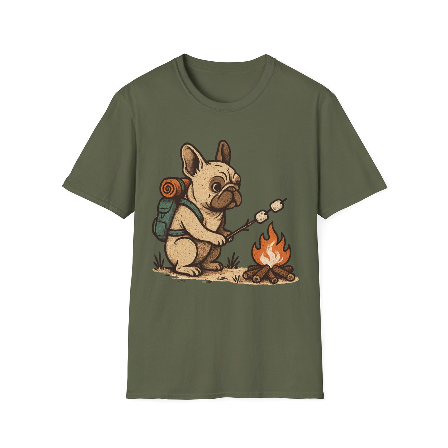 French Bulldog-Hiking T-Shirt