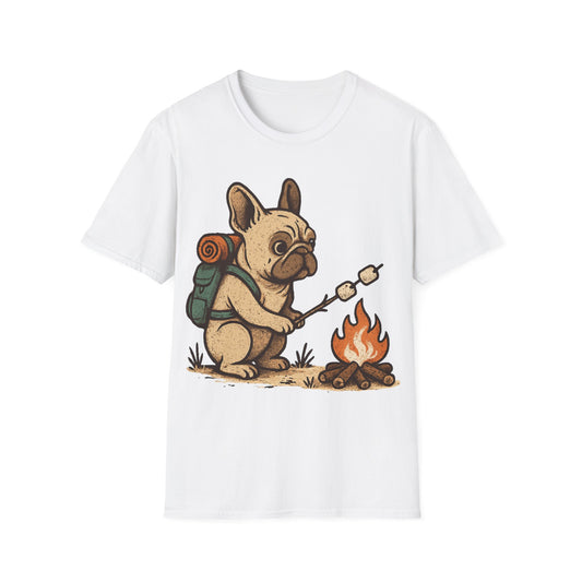 French Bulldog-Hiking T-Shirt