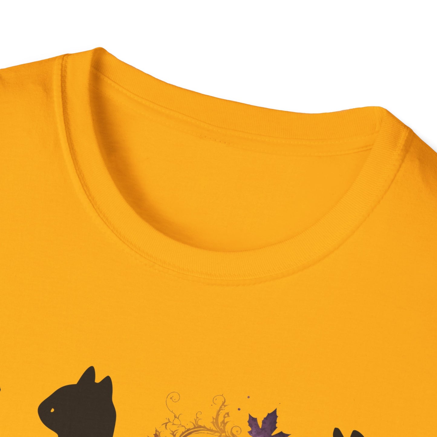 Black Cats And Pumpkin T-Shirt