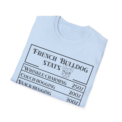 French Bulldog Stats T-Shirt