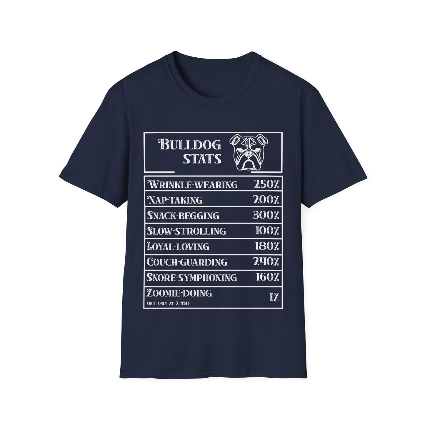 Bulldog Stats T-Shirt