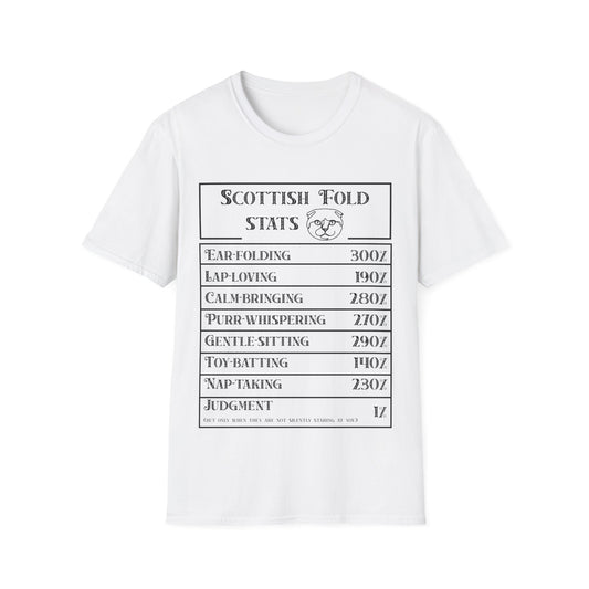Scottish Fold Stats T-Shirt