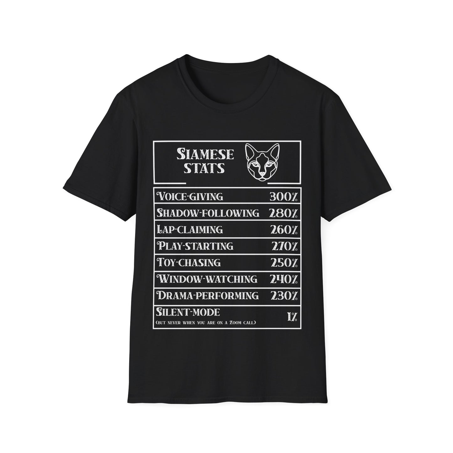 Siamese Stats T-Shirt