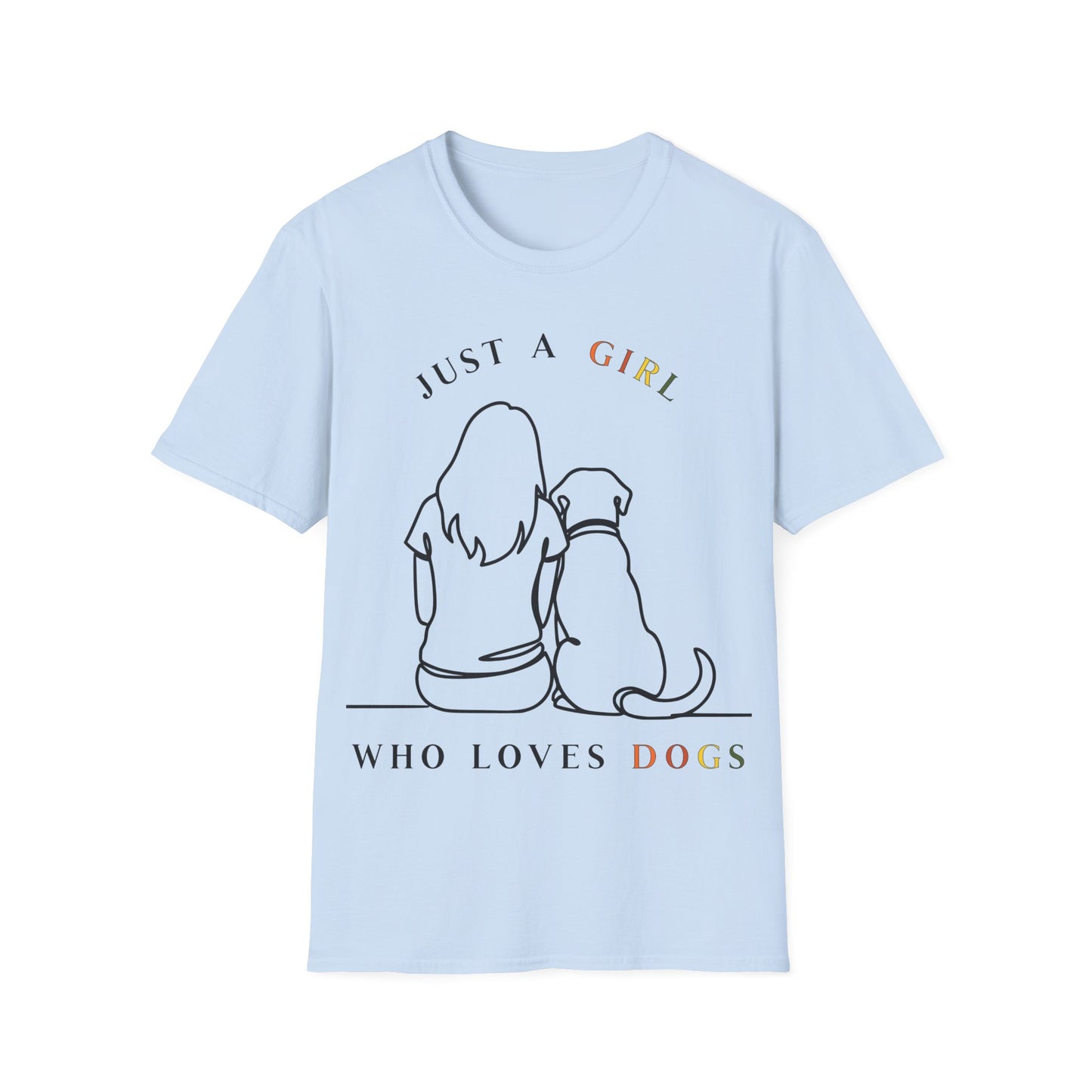 Just A Girl Who Loves Dogs T-Shirt