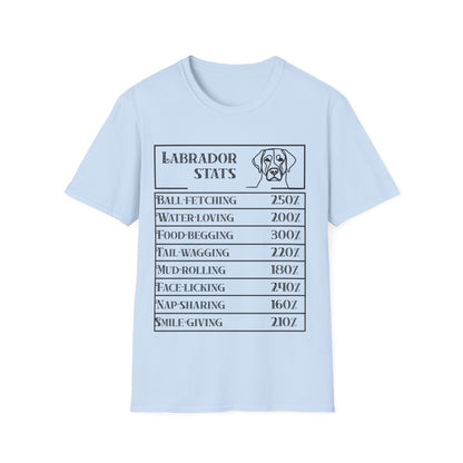 Labrador Stats T-Shirt