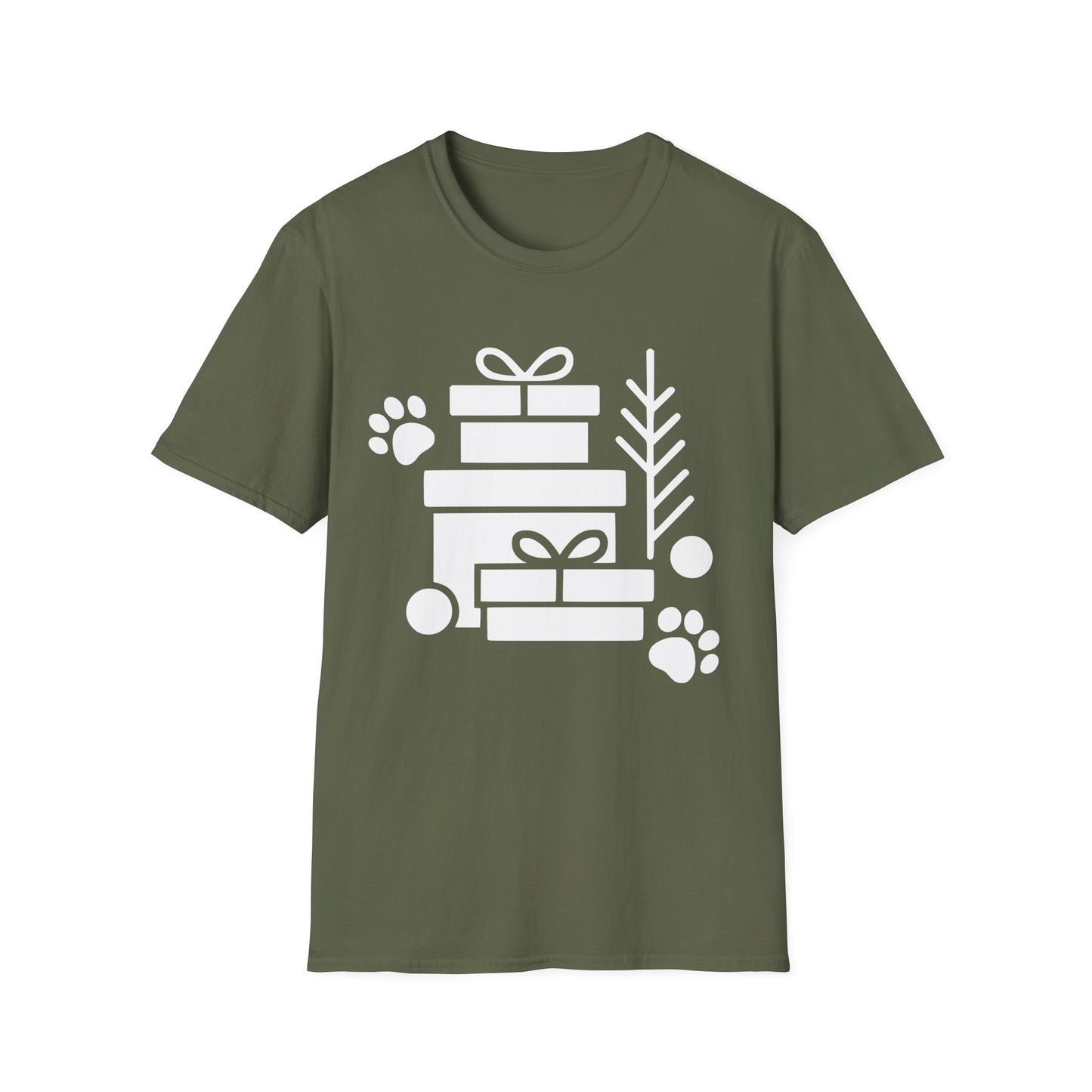 Minimalist Presents And Paws T-Shirt