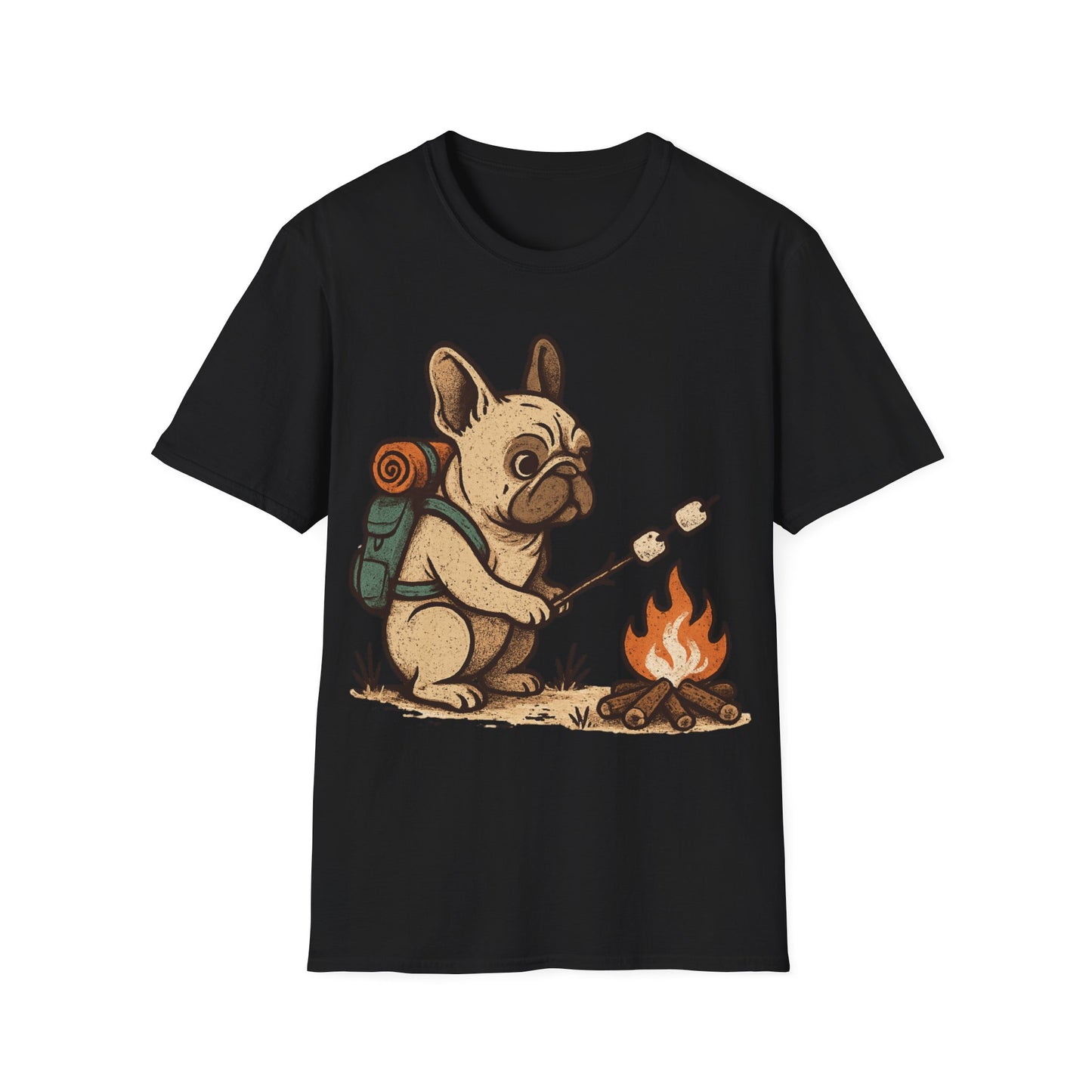 French Bulldog-Hiking T-Shirt