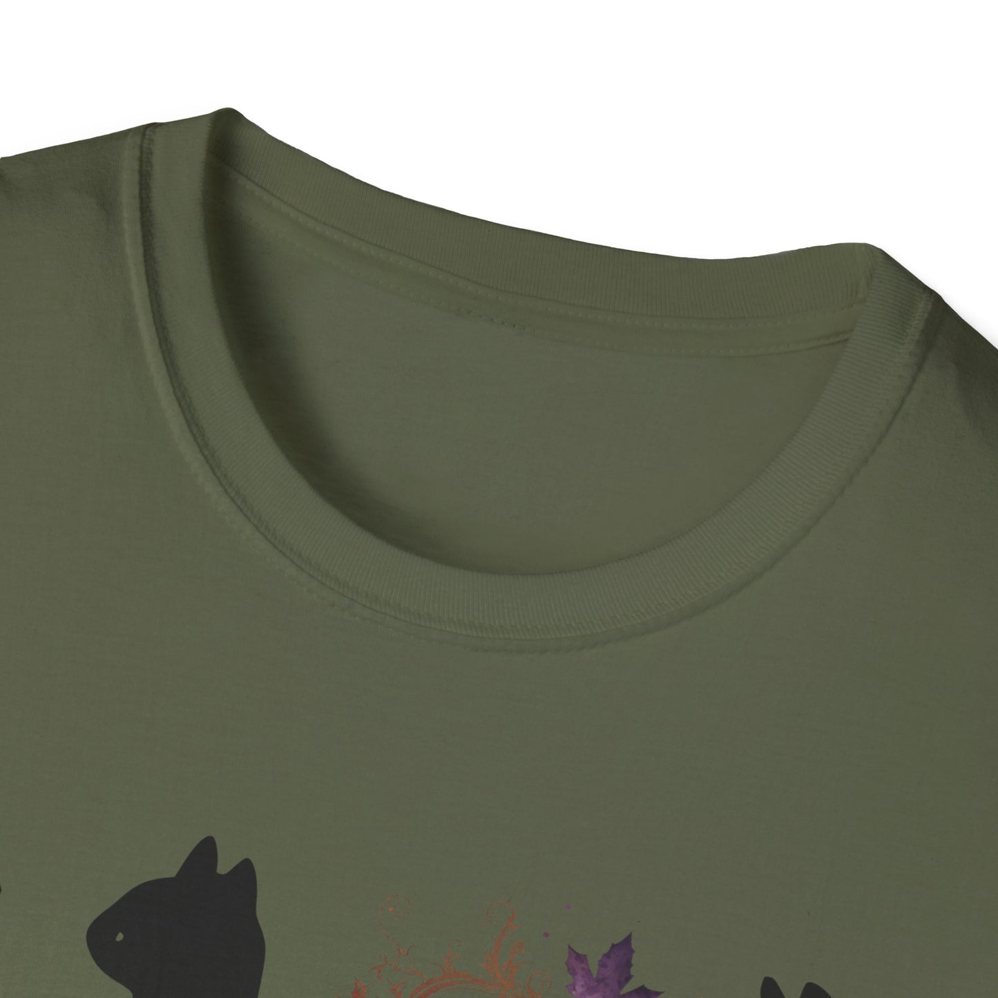 Black Cats And Pumpkin T-Shirt