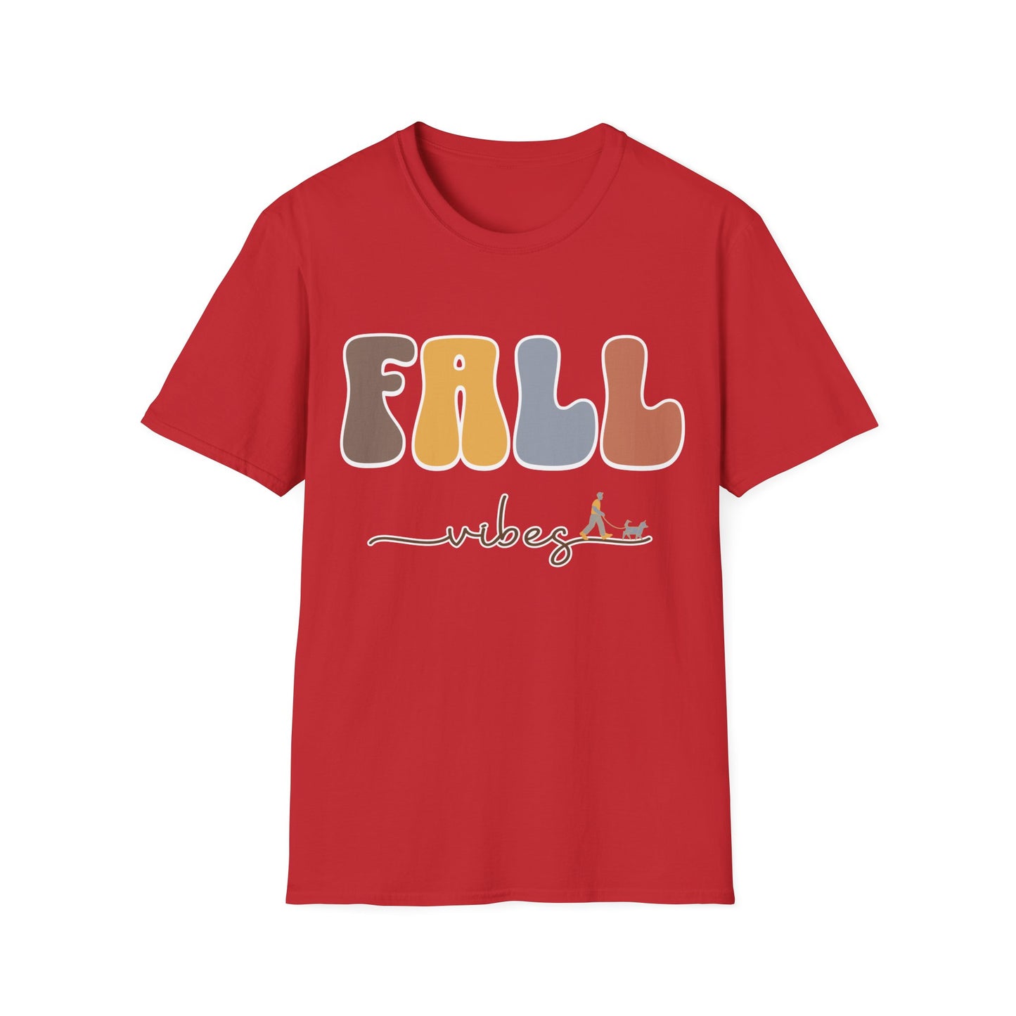 Fall Vibes, Walking Dog T-Shirt