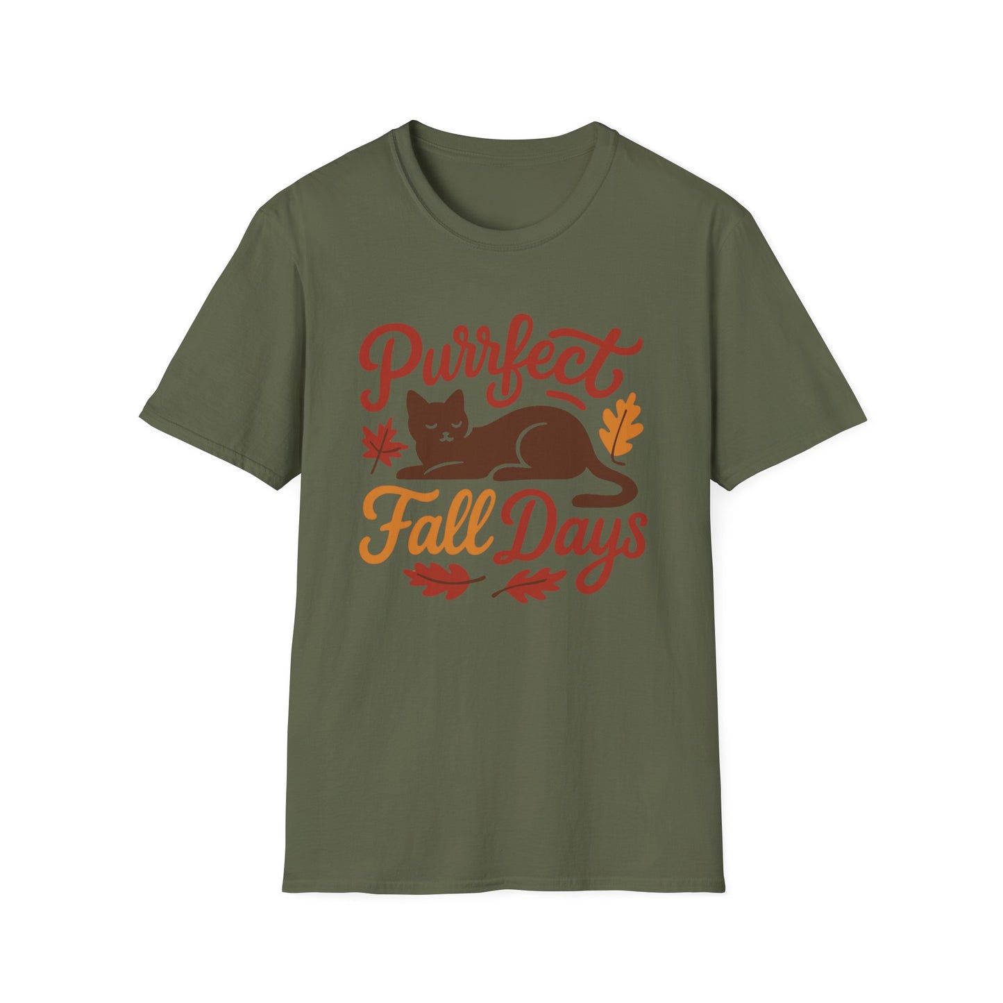 Purrfect Fall Days T-Shirt