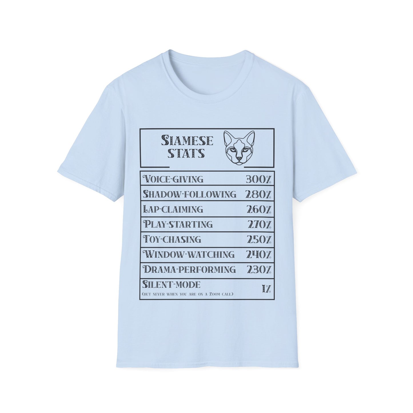 Siamese Stats T-Shirt
