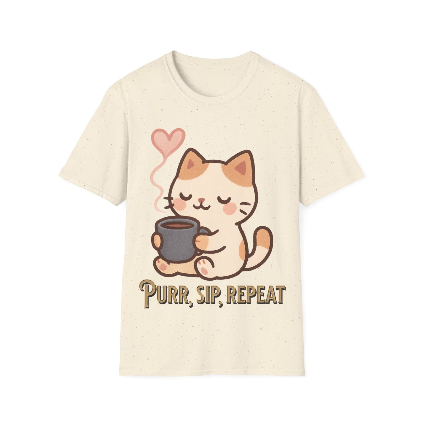 Cozy Cat, Coffee Hug Kawai T-Shirt