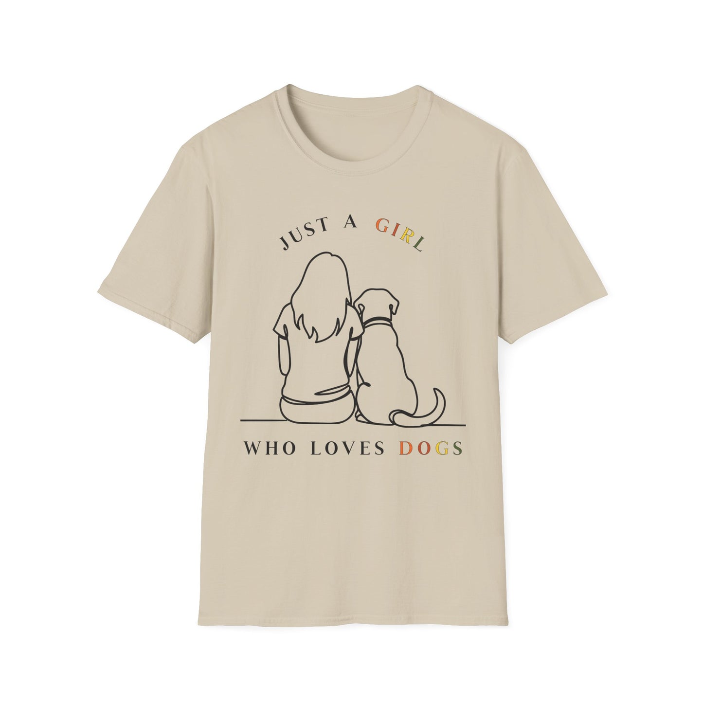 Just A Girl Who Loves Dogs T-Shirt