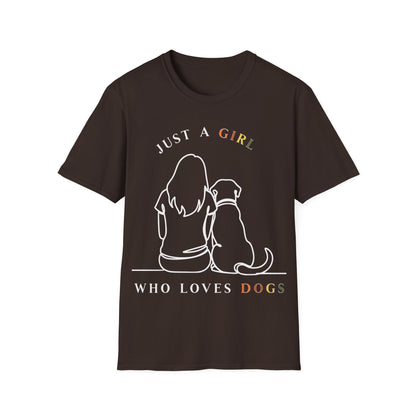 Just A Girl Who Loves Dogs T-Shirt
