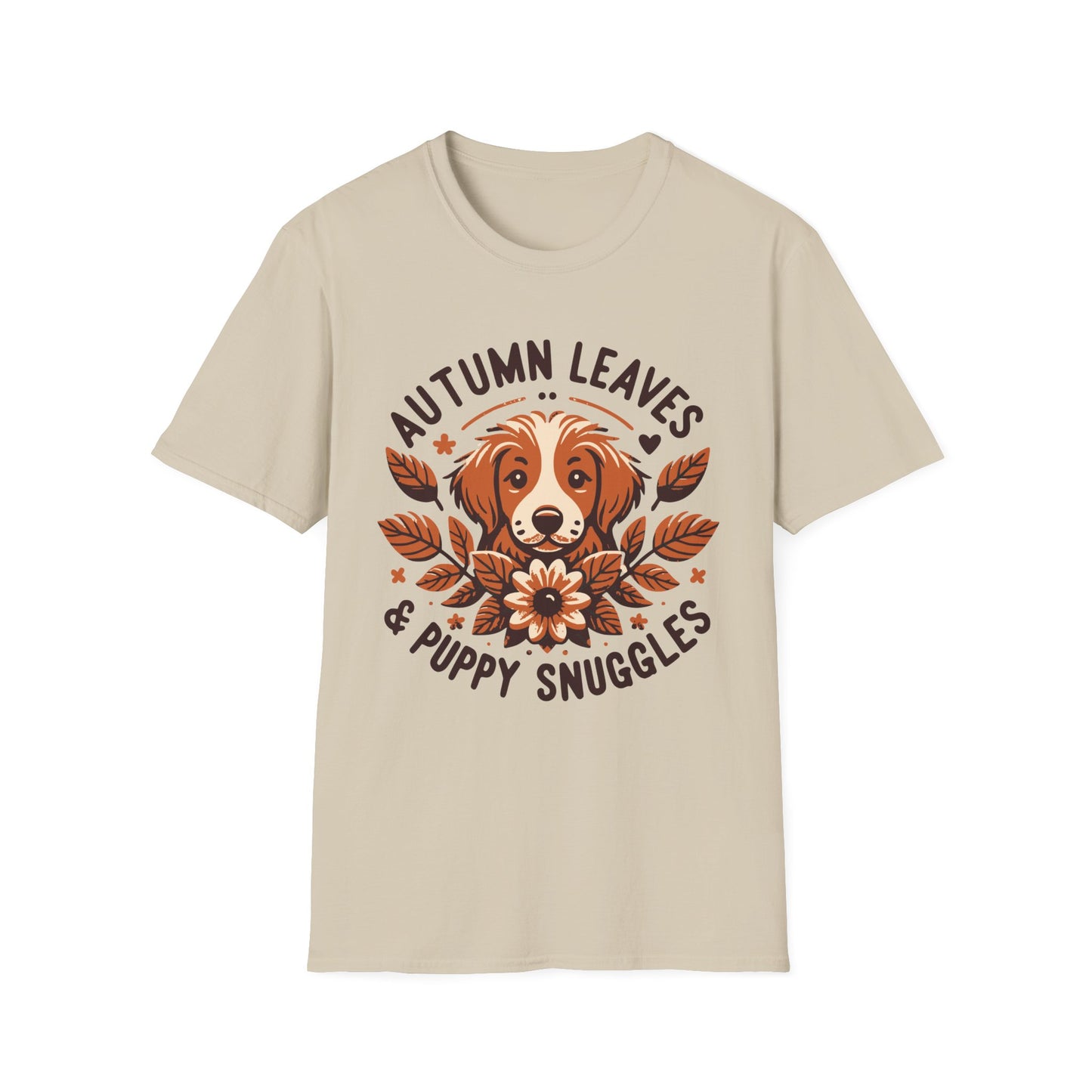 Autumn Leaves & Puppy Snuggles T-Shirt