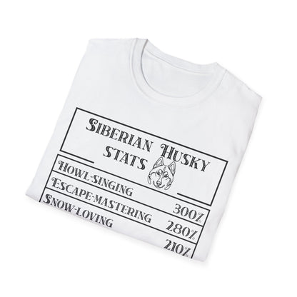 Siberian Husky Stats T-Shirt