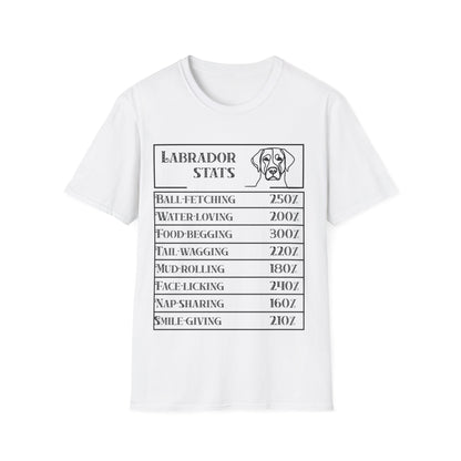 Labrador Stats T-Shirt