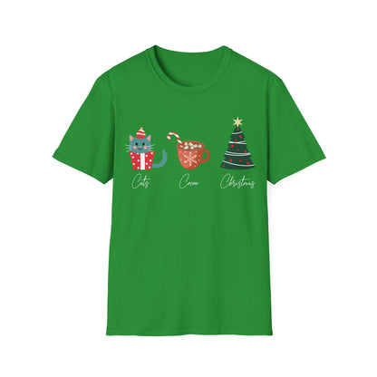 Cats, Cocoa, Christmas T-Shirt