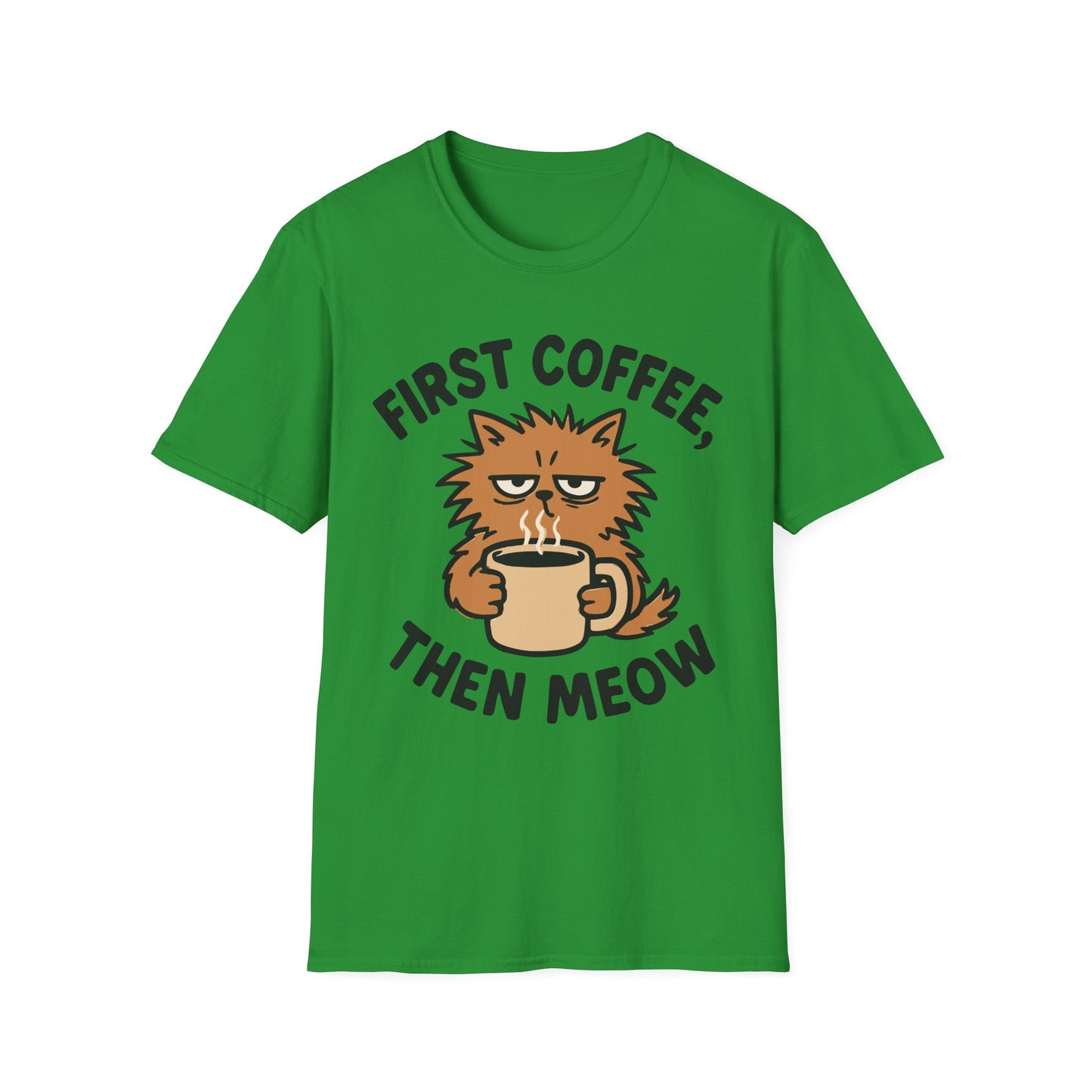 First Coffee, Then Meow T-Shirt