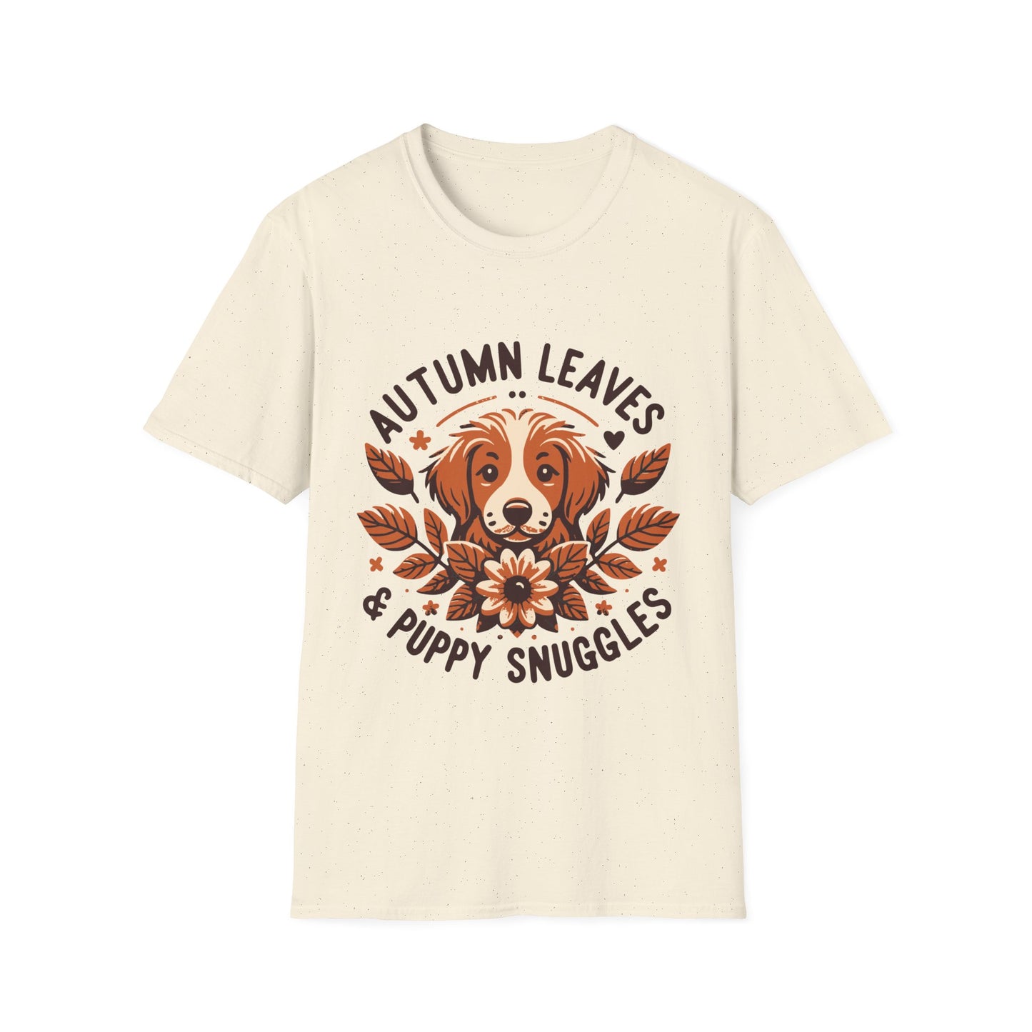 Autumn Leaves & Puppy Snuggles T-Shirt
