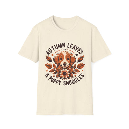 Autumn Leaves & Puppy Snuggles T-Shirt