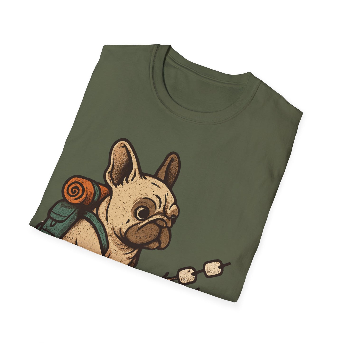 French Bulldog-Hiking T-Shirt
