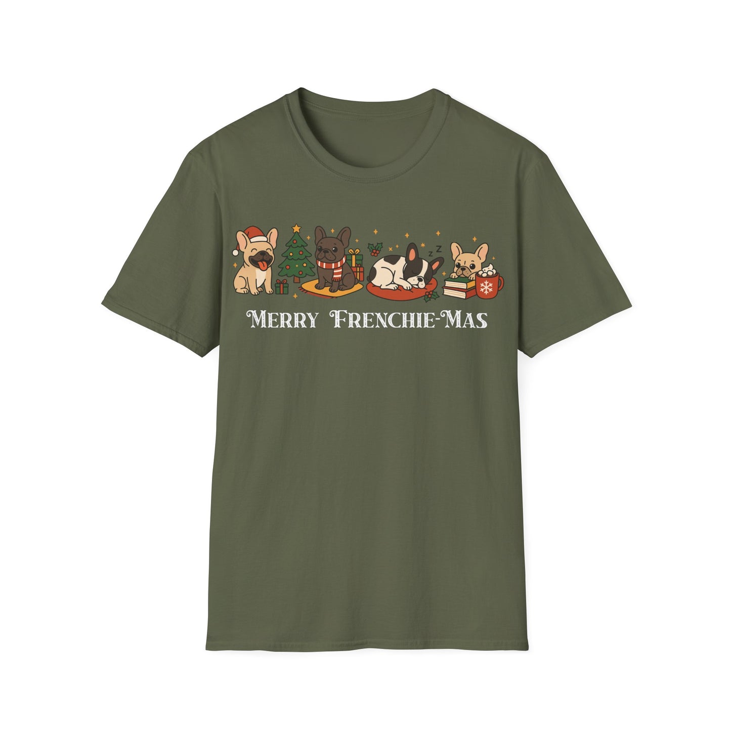 Merry Frenchie-Mas T-Shirt