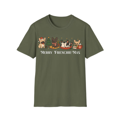 Merry Frenchie-Mas T-Shirt