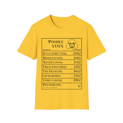 Poodle Stats T-Shirt
