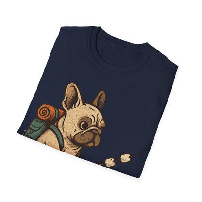French Bulldog-Hiking T-Shirt