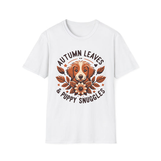 Autumn Leaves & Puppy Snuggles T-Shirt