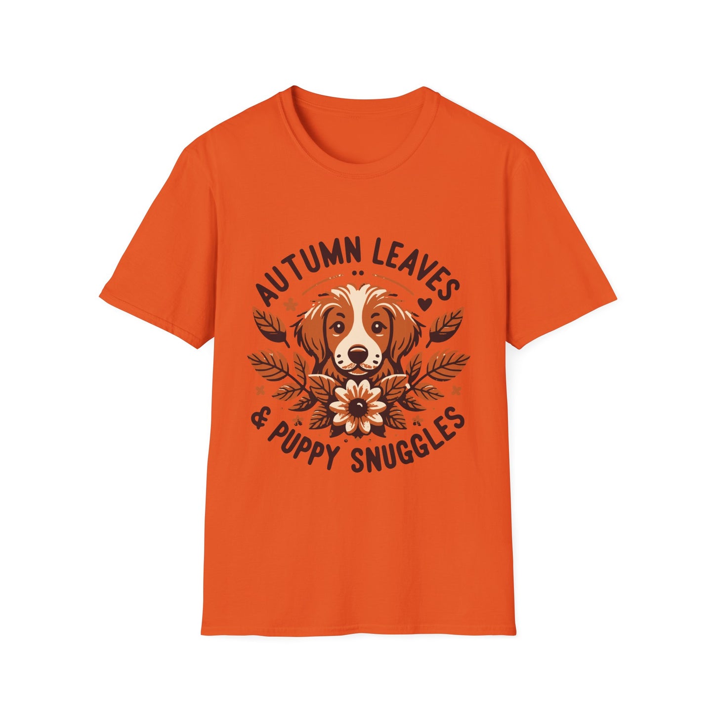 Autumn Leaves & Puppy Snuggles T-Shirt