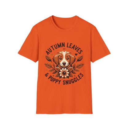 Autumn Leaves & Puppy Snuggles T-Shirt