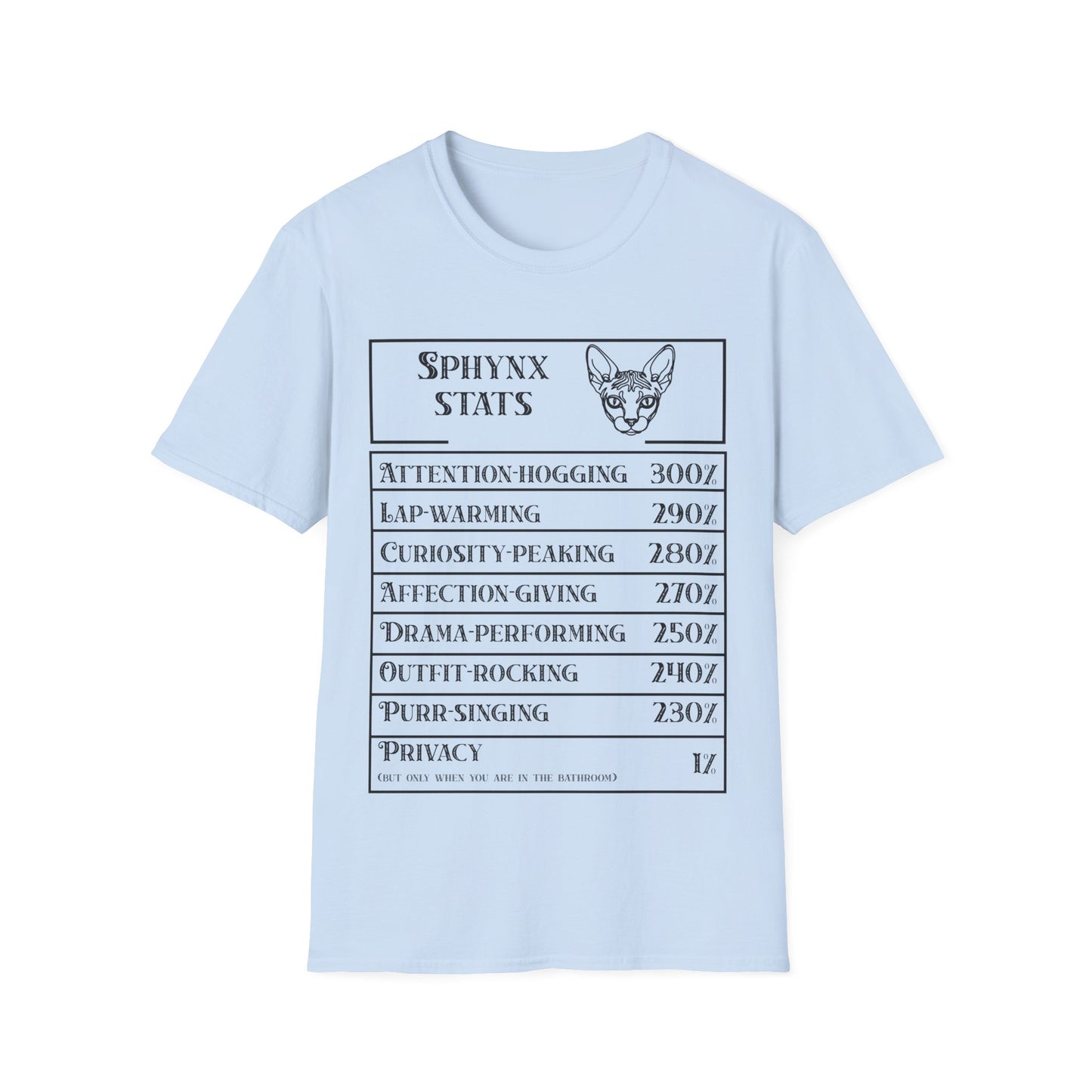 Sphynx Stats T-Shirt