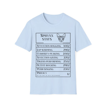 Sphynx Stats T-Shirt