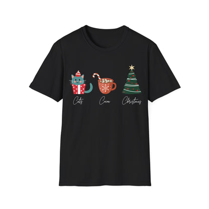 Cats, Cocoa, Christmas T-Shirt